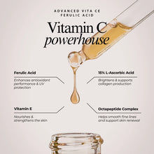 Load image into Gallery viewer, Advanced Vita CE Ferulic Acid Serum - 15% Vitamin C Brightening &amp; Antioxidant Serum
